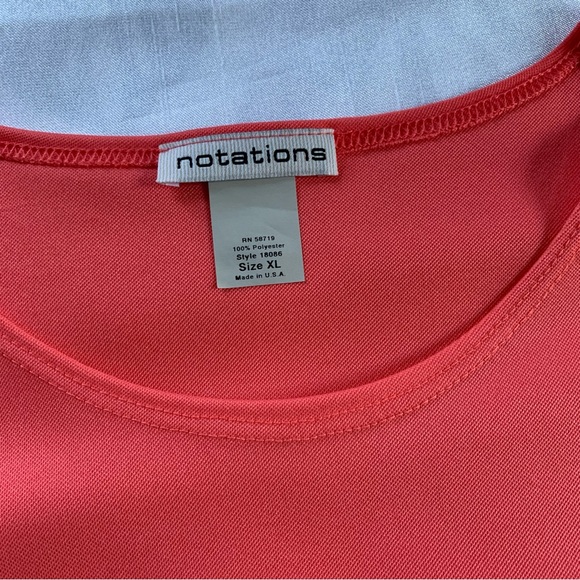 Notations coral tank top shell - Picture 4 of 6